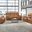 Belmont Zero Gravity Power Reclining Living Room Set In Lyric Caramel