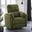 Belper Power Glider Recliner with Swivel In Olive Green