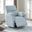 Belper Power Glider Recliner with Swivel In Sky Blue