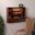 Benwick Wall Mount Laptop Desk In Brown Mahogany