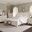 Bethel Wire Brushed White Storage Sleigh Platform Bedroom Set