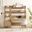 Bixby 2 Piece Wood Office Desk And Bookshelf In Oak EEI-6111-OAK