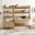 Bixby 2 Piece Wood Office Desk And Bookshelf In Oak EEI-6112-OAK