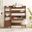 Bixby 2 Piece Wood Office Desk And Bookshelf In Walnut EEI-6111-WAL