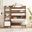 Bixby 2 Piece Wood Office Desk And Bookshelf In Walnut White EEI-6111-WAL-WHI
