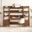 Bixby 3 Piece Wood Office Desk And Bookshelf In Walnut EEI-6114-WAL