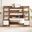 Bixby 3 Piece Wood Office Desk And Bookshelf In Walnut White EEI-6114-WAL-WHI