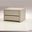 Blanche High Gloss Stone Night Table - 2 Drawers