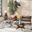 Blaze Triangle Occasional Table Set In Brown