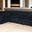 Bliss RAF Sleeper Sectional In Midnight