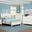 Bonanza Poster Bedroom Set In White