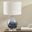 Borel Glass Table Lamp In Dark Blue