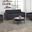 Bowen II Fabric Upholstered Track Arm Living Room Set In Steel Grey