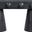 Bracciano Oak Veneer Console Table In Black