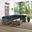 Bradenton 5 Piece Wicker Outdoor Sectional Patio Furniture Set In Navy and Weathered Brown