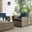 Bradenton Wicker Outdoor Chair In Navy and Weathered Brown