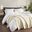 Bree Acrylic Knitted Throw In Ivory