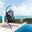 Breeze Swing Chair with Stand In Black