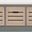 Briar 3 Drawer Cushion Bench in Grey