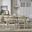 British Isles Chalk 76" Extendable Oval Dining Room Set