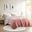 Brielle Ombre Shaggy Long Fur 2 Piece Twin/Twin XL Comforter Mini Set In Blush
