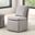Broager Dining Chair with Caster In Light Gray