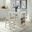 Brook Creek 3 Piece Counter Set In White