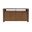 Brownstone 60 Inch Media Console TV Stand with Four-Door Cabinet Storage In Suede and Brown