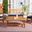 Burbank Natural/Navy 4 Piece Outdoor Set
