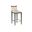 Burdock Bar Stool In Vanilla