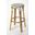 Butler Tobias Black and White Rattan Bar Stool