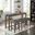 Caerleon 4 Piece Counter Height Table Set In Gray