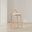 Calvin Vegan Leather Stool In Cream
