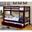 Cameron Twin Over Twin Bunk Bed In Dark Walnut