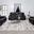 Camila Living Room Set In Black