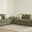 Camparia Living Room Set In Moss