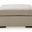Camparia Oversized Accent Ottoman In Stone