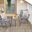 Cannes Rope Wicker 3-Piece Patio Conversation Set With Cushions In Grey