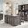 Caraway Aged Slate 66 Inch Executive Home Office Set