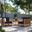 Carlsbad 3 Piece Teak Wood Outdoor Patio Set In Natural Navy EEI-5838-NAT-NAV