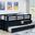 Carlsbad Wood Twin Captains Bed with Trundle In Navy Blue