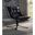 Carney Vintage Blue Top Grain Leather Accent Chair
