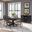 Carolina Crossing Antique Honey And Black Drop Leaf Extendable Oval Pedestal Dining Room Set