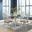 Carolina Crossing Antique Honey And White Drop Leaf Extendable Dining Room Set