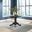 Carolina Crossing Drop Leaf Table Set In Black With Antique Honey Top