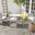 Carson Gray Wash and Beige 4-Piece Outdoor Set