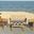 Carson Natural/Navy 4 Piece Outdoor Set