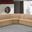 Cascade Velvet Fabric Modular Sectional In Camel