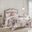 Cassandra Cotton Percale Printed 8 Piece Queen Comforter Set In Blush