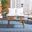 Castalia 4 Piece Outdoor Living Set In Beige and Brown